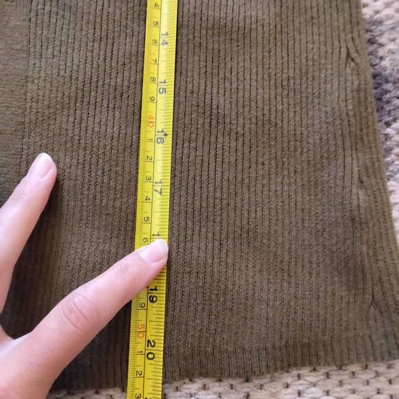 Reformation Women's Kaitlyn Ribbed Cotton Brown Cardigan Size L Athleisure - Picture 7 of 8